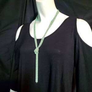 Charming Charlie Shimmering Knot Necklace